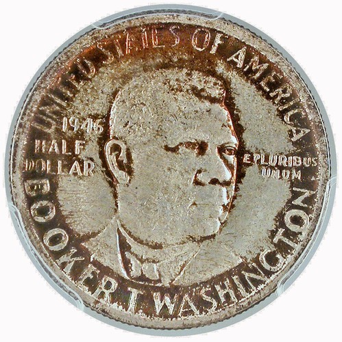 1946 Booker T Washington Commemorative Half MS-66 PCGS Certified - Color! - Picture 3 of 4