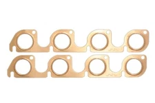 SCE 4152 SB Ford, Pro Copper Embossed Header Gaskets, 1.810 in. Port, Pair