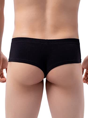 Men's Cotton Cheeky Boxer Briefs Sexy Brazilian Back Mens XX-Large 4 Pack - Picture 4 of 6