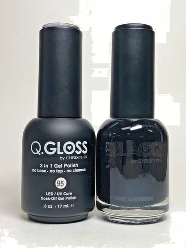 Q GLOSS - Christrio Duo 3 IN 1 Soak-Off Gel w/Polish No Base, Top or Cleanse - Picture 42 of 42