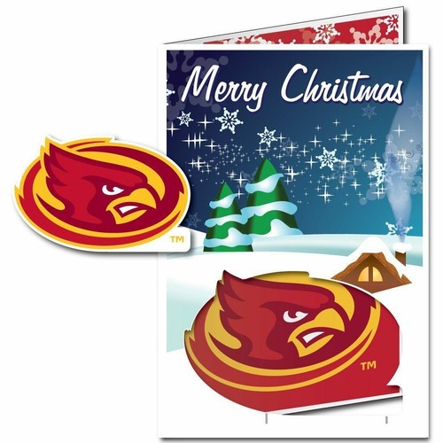 Iowa State University 2'x3' Giant Holiday Greeting Card Plus a Bonus Yard Sign! - Picture 3 of 5