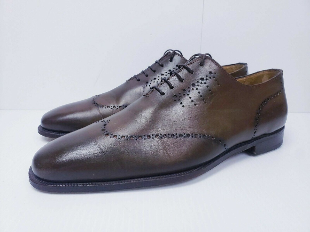 Sutor Mantellassi brown shoes! Great condition! SUTOR MANTELLASSI Handmade Brown Crocodile Leather Penny  main image 4