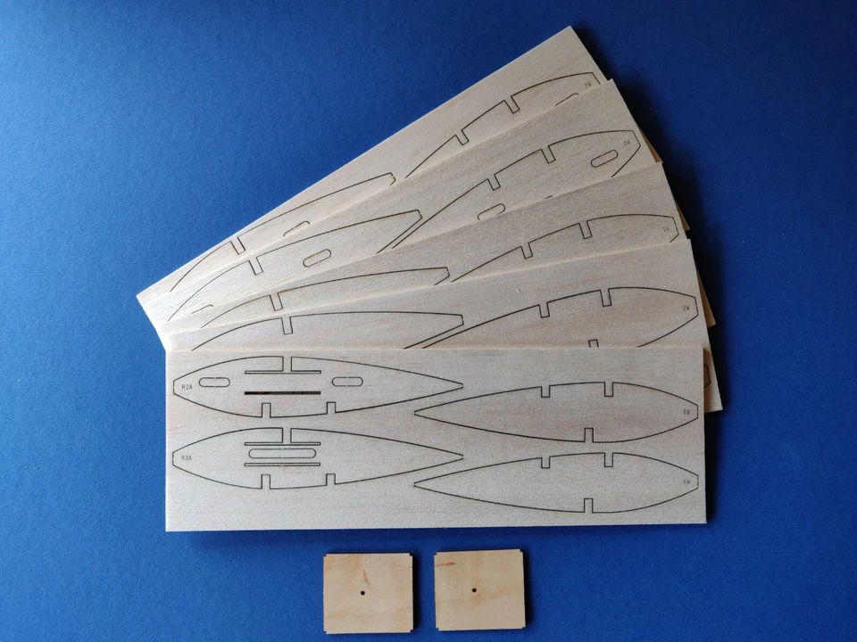 Mercury Cobra ~ 41"  Vintage control Line Stunt Model~ Laser-cut Wing RIB SET - Image 2 of 2