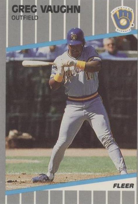 1989 Fleer Update - Greg Vaughn #U-41 - 1 of 1