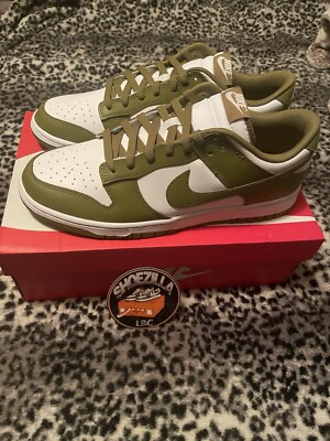 Nike Dunk Low Retro White Pacific Moss DV0833-105 Men Size 13