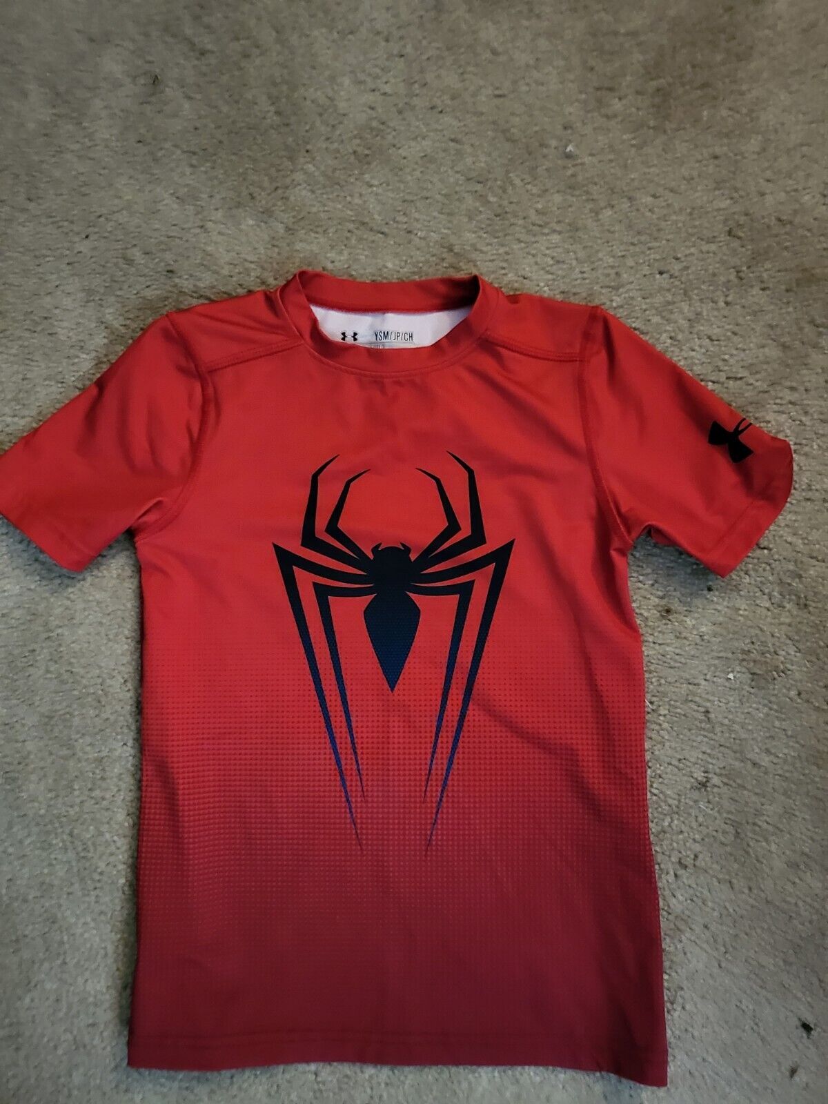 Under Armour Youth Small Marvel Spiderman Compression Heat eBay