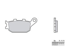 HONDA VTR 1000 SP-1, SP-2 - Rear Brake Pad Kit - BREMBO - 38800289