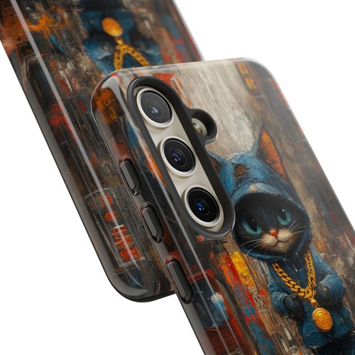 For iPhone | Samsung Galaxy | Pixel Phone Case - Cat Hoodie Big Kitty City - 第 162/246 張圖片