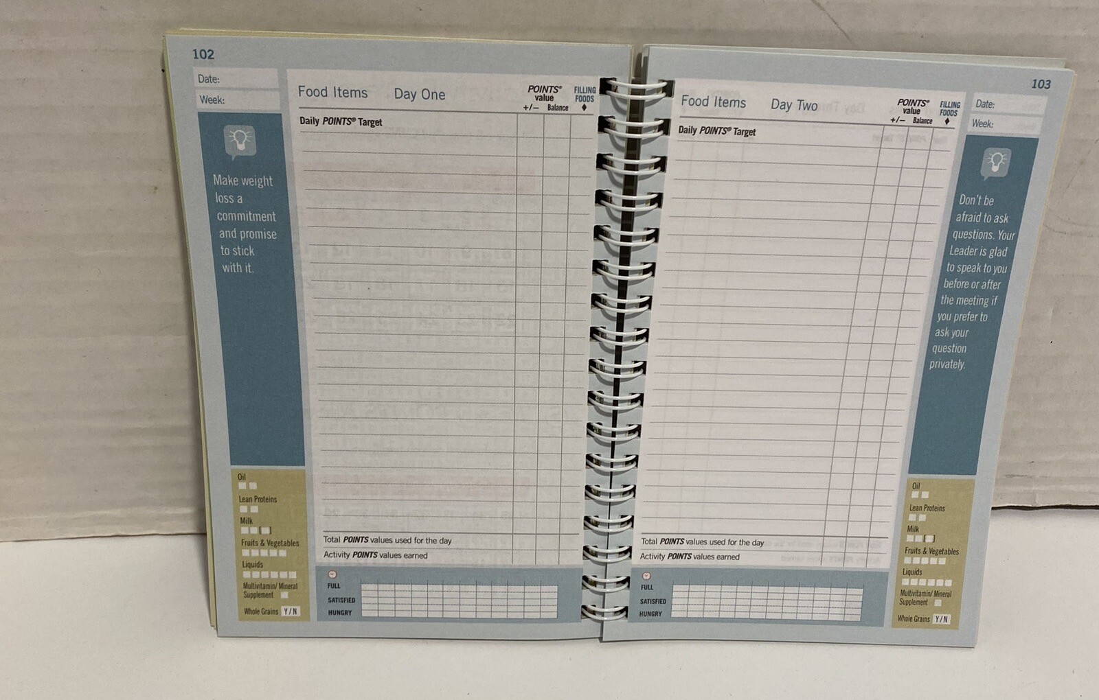 Weight Watchers 2010 Momentum 3 Month Journal Paper Spiral Bound eBay