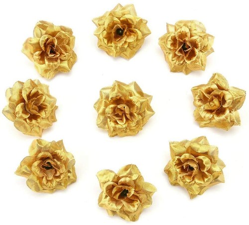 100Pcs Pop Silk Artificial Fake Rose Flower Heads Bulk Craft Wedding Party Decor - Picture 7 of 26