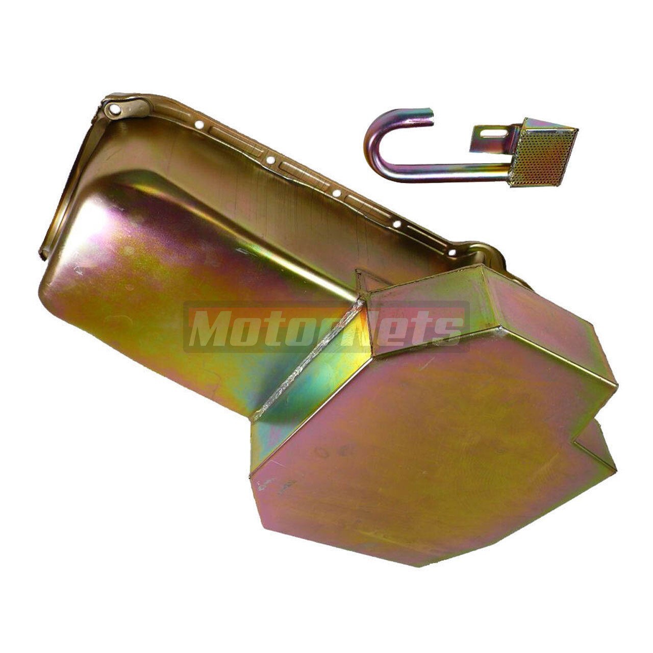 55-79 SBC Chevy Champion Racing Circle track Oil Pan Zinc 7qt Small Block 383400