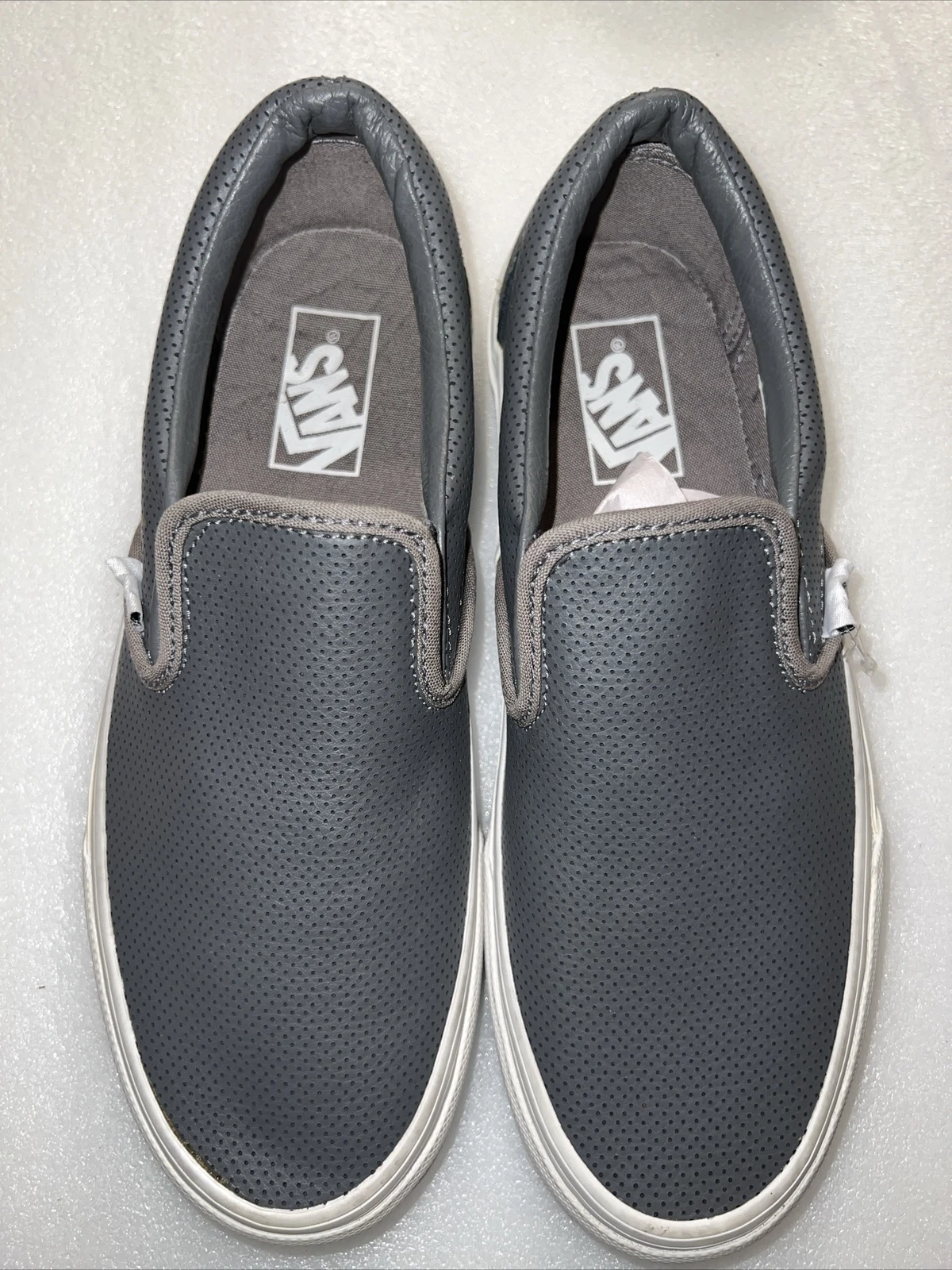 Vans Off The Wall colore grigio bianco TC6D taglia uomo 7 5 donna 9