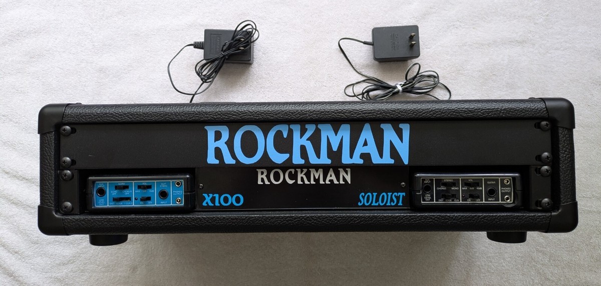 【電池蓋難あり】ROCKMAN SR&D X100 SR&D Rockman X100 & Soloist Amp - Rockadaptor - New Components