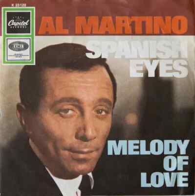 Al Martino Spanish Eyes Vinyl Single 7inch NEAR MINT Capitol