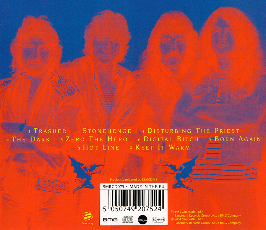 Black Sabbath ~ Born Again (1983) CD 2004 Sanctuary Records UK