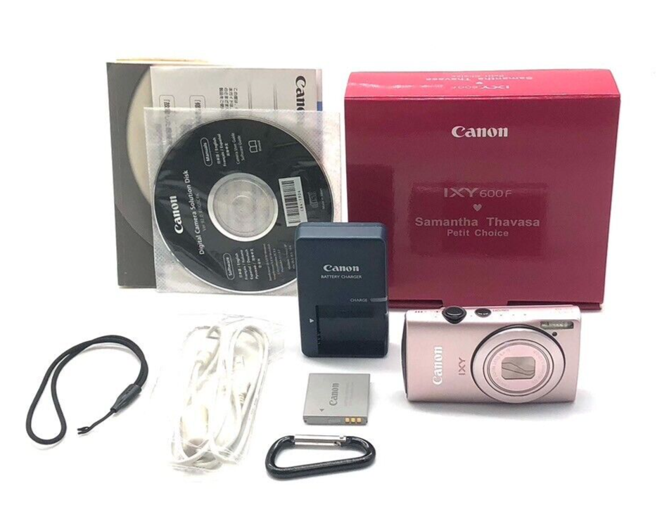 Rare! [ MINT] Canon IXY 600F Pink Samantha Thavasa Limited Digital 