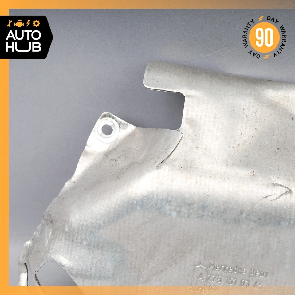 03-14 Mercedes W216 CL600 S600 SL65 AMG Starter Heat Shield Cover 2751510345 OEM - Imagem 2 de 4