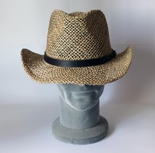 HERREN COWBOYHUT AUS STROH MADE IN ITALY