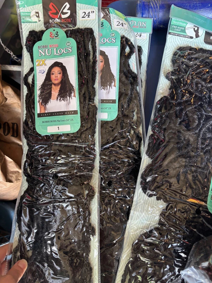 Lot Hair Extensions Braids Locs -NEW- Bobbi Boss Nu Locs - Изображение 2 из 3