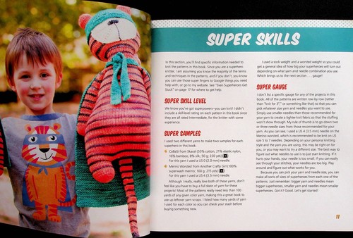 Superheroes Toy Dolls 12 Animals With Caps & Masks Knit Patterns Rebecca Danger - Picture 3 of 6