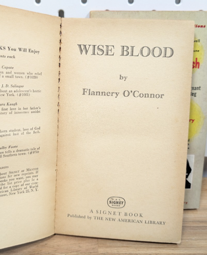 Flannery O'Connor - Wise Blood (1953) & Good Man (1956) Signet Paperback 1sts - Picture 3 of 9