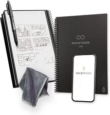 Rocketbook Reusable Spiral Notebook App-Connected Erasable School Work Creative