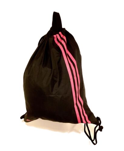 Neu Adidas 3 Streifen Kordelzug Turnbeutel Sack Schwimmen Sport Gym Schuhbeutel - Bild 2 von 6