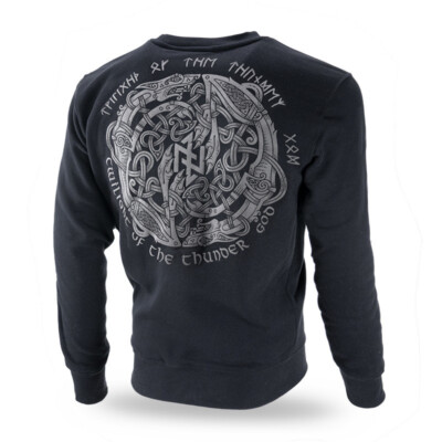 Herren Sweatshirt Jumper Pullover Wikinger Thor Viking Valhalla Celtic BC253