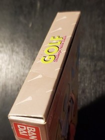 Bandai Golf: Challenge Pebble Beach (Nintendo NES, 1989) Box & Manual [NO GAME]