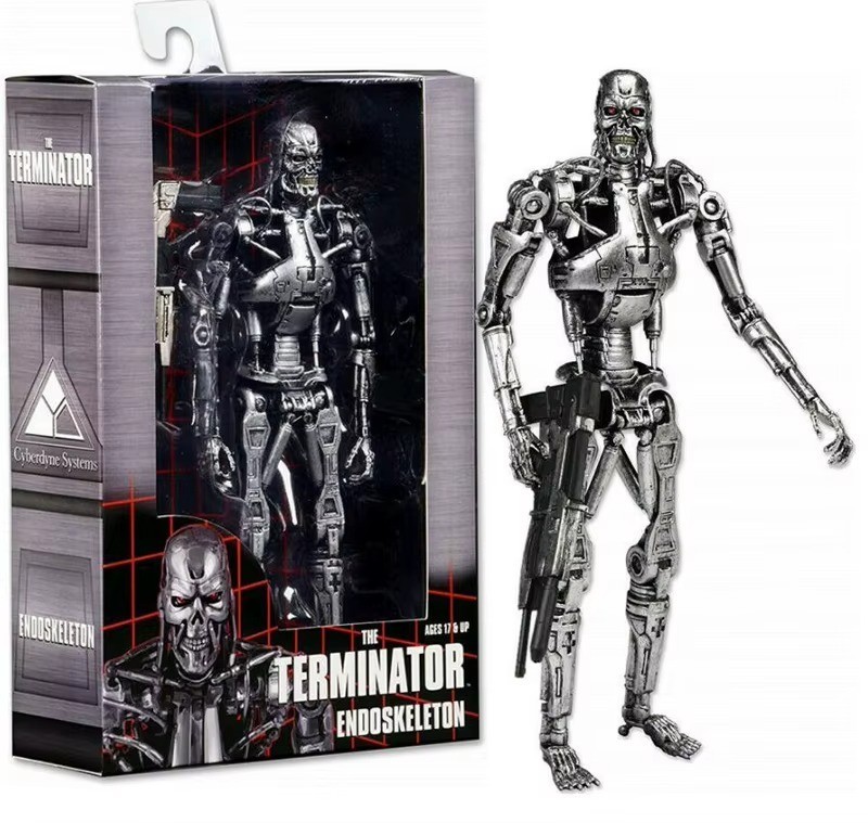 Terminator T-800 Endoskeleton Action Figure 18cm 1/12 PVC Movie