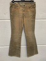 Mavi Damen Hose Velourhose 136 Low Rise, Flare Beige 29 30 W29 L30