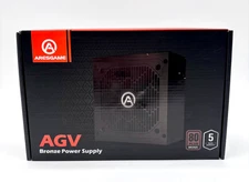 Aresgame AGV Series 500 Watts Bronze Non Modular Power Supply - Black
