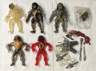 Vintage Kenner Predator 1994 aliens Prey action figure lot Accessories Mail Away