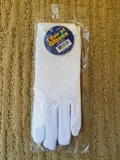 Child White Costume Gloves ~ KIDS HALLOWEEN SUPERHERO CLOWN SANTA BAND GLOVES