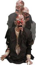 Damien by Tekky, Battery-Operated, Motion and Sound Activated Animatronic Zombie