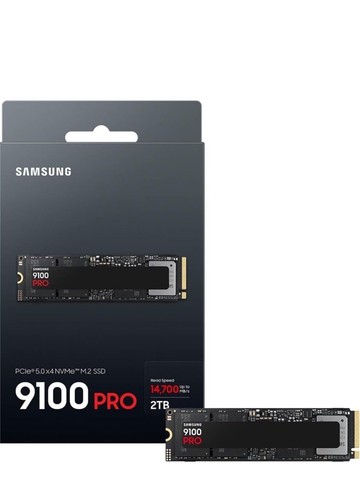 SSD SAMSUNG 9100 PRO 2 To, PCIe 5,0x4 M.2 2280, seq. neuf Vitesses de lecture - Photo 5/14
