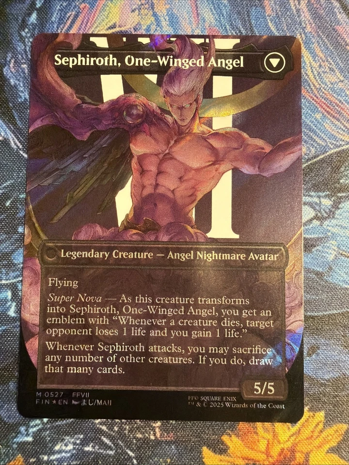 Sephiroth, Fabled SOLDIER (Borderless) (Surge Foil) Final Fantasy Foil - Image 3 of 3