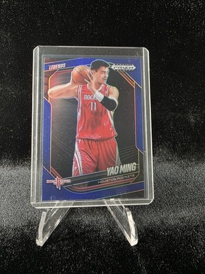 Yao Ming #264 Blue Prizm 22/199 - 2024-25 Prizm Black - Houston Rockets