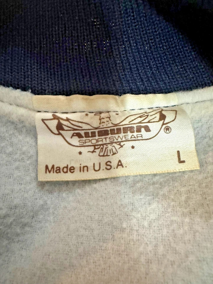 MARTIN GUITARS & CO. 1970/80s NYLON BUTTON-UP LINED JACKET LARGE - Image 4 of 4