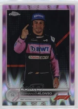2022 Topps Chrome Formula 1 Pink RayWave Refractor 16/75 Fernando Alonso 16c2