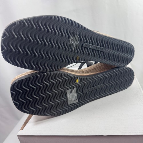 Neu Lucky Brand Carolee schwarze Leder-Espadrille Plateau-Keilsandalen Größe 11 - Bild 14 von 16
