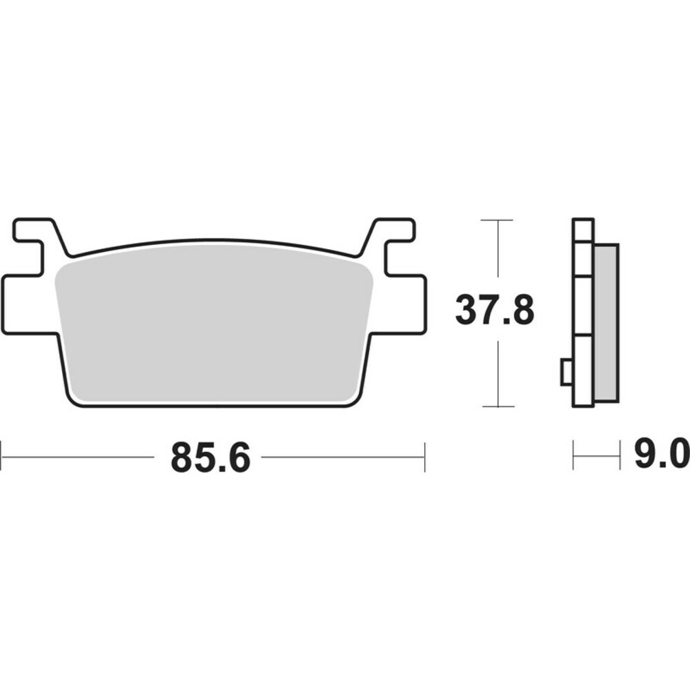 Pills Of Brake Carbon Ceramic brembo-07121 for Moto Spare Parts - Image 2