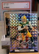 2022 Aaron Rodgers Packers Silver Mosaic Prizm SP Panini Mosaic #252 NM-MT NFL