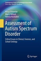 Assessment Of Autism Spectrum Disorder Anna P. Kroncke