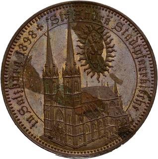 Künker: Österreich Br Medaille 1898 Einweihung der Kirche St. Andrä