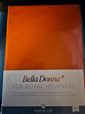 Spannbetttuch Bella Donna Jersey, Farbe: Jaffa 0705, Größe 180x200 / 200x220
