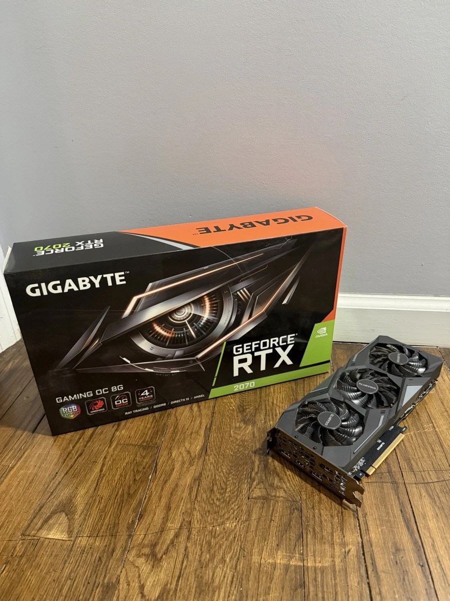 GIGABYTE GeForce RTX 2070 GAMING OC NVIDIA Computer Graphics Cards