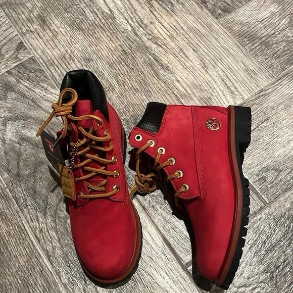 Timberland X Champs Deportes 6" Premium Botas Impermeables Rojo TB0A1OP3 Juvenil Talla 4-6 Foto 2 de 4