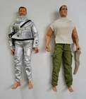 Lot of 2 Vintage  Hasbro GI Joe 12" Action Figures