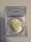 1889 P Morgan Silver Dollar Coin PCGS Certified MS62 #1821
